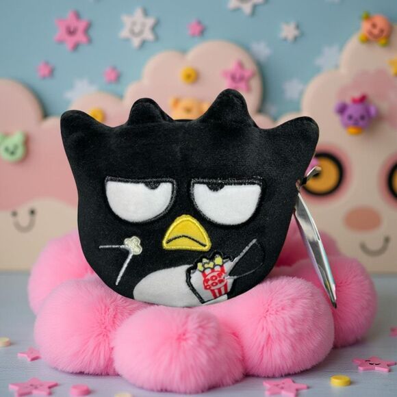 NWT Hello Kitty Badtz Eating Popcorn Squishmallow 5” - Picture 1 of 3